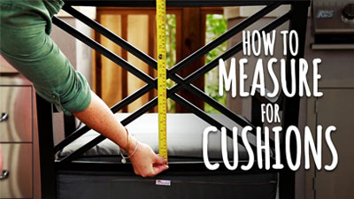How to Measure for Outdoor Cushions Video