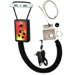 IQ110 BBQ Temperature Regulator Kit with Adjustable Kamado Pit Adapter