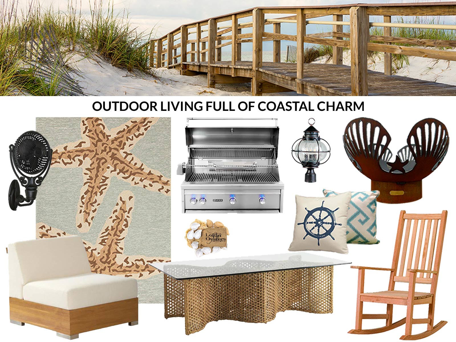How to create Coastal Charm in your outdoor room