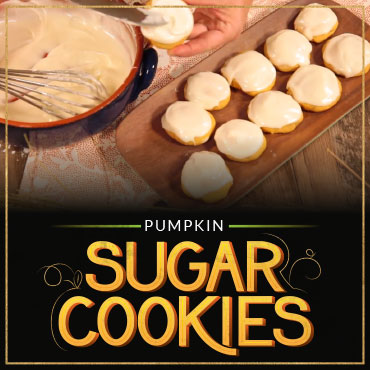 Homemade Pumpkin Sugar Cookies