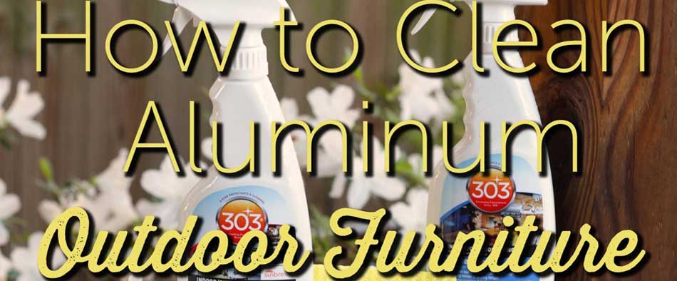 How to Clean Aluminum Outdoor Patio Furniture