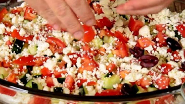 Easy Seven Layer Greek Dip | Recipe : BBQGuys
