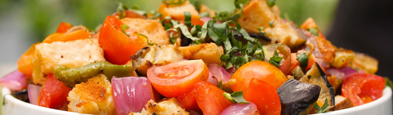 Grilled Panzanella Salad on the Weber Summit